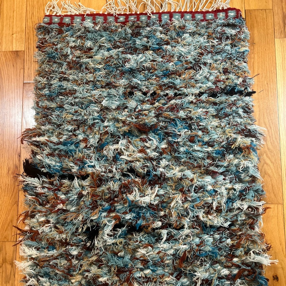 Handmade woven rug